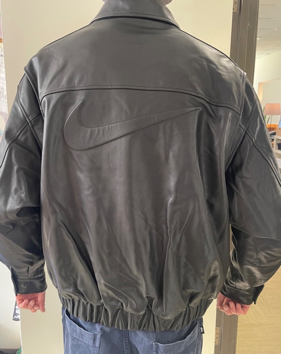 Stussy Nike Limited Italian Leather Jacket 1/25pcs made | eBay Stussy Nike Limited Italian Leather Jacket 1/25pcs made | eBay