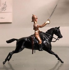 BRITAINS MOUNTED INFANTRY ON BLACK HORE SOLID 54MM SCALE PAINTED