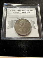 1982 Type #2  Coin Mart Graded Fifty ¢50 Cent **EF-40**