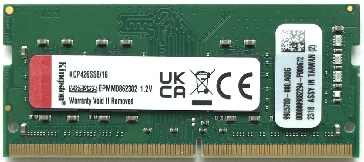 Kingston DDR4-2666 (PC4-21300) 16GB　② Kingston PC4-21300 (DDR4-2666) Bus Speed Computer RAM 16 GB メモリー