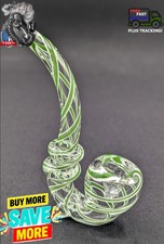 4" Inch Tobacco Sherlock Glass Bowl Pipe GR10