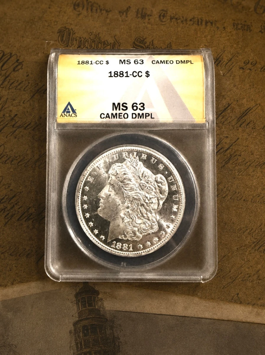 MS 63 Graded 1881 Year Morgan US Dollars (1878-1921) for sale | eBay