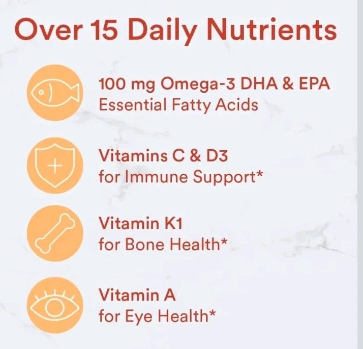 Gomitas multivitamínicas para niños SmartyPants 120 unidades Foto 4 de 4