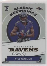 2022 Panini Classics Classic Beginnings Silver Kyle Hamilton #CB-25 08bc