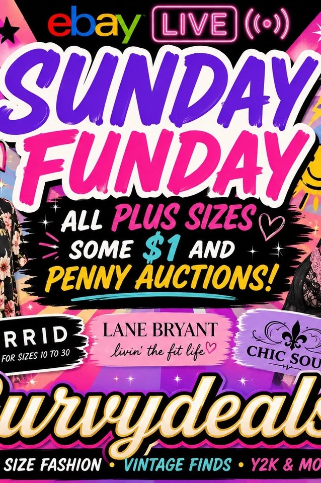 All Plus Show! Sizes 0X-6X| Low Starts! Torrid|Lane Bryant|Chic Soul