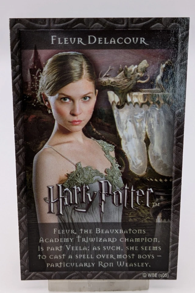 Rare Harry Potter & the GoF 2005 Lenticular Card Fleur Delacour Warner Bros - Image 2 of 4