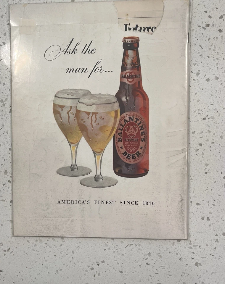 1950 World Series Program Phillies  Version Unscored - Image 2 of 4