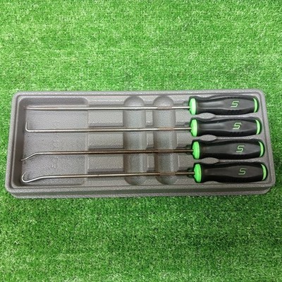 Snap-on 4tlg Hook & Awl Set Large Pick & Awl Set Green Grip [Gebraucht]