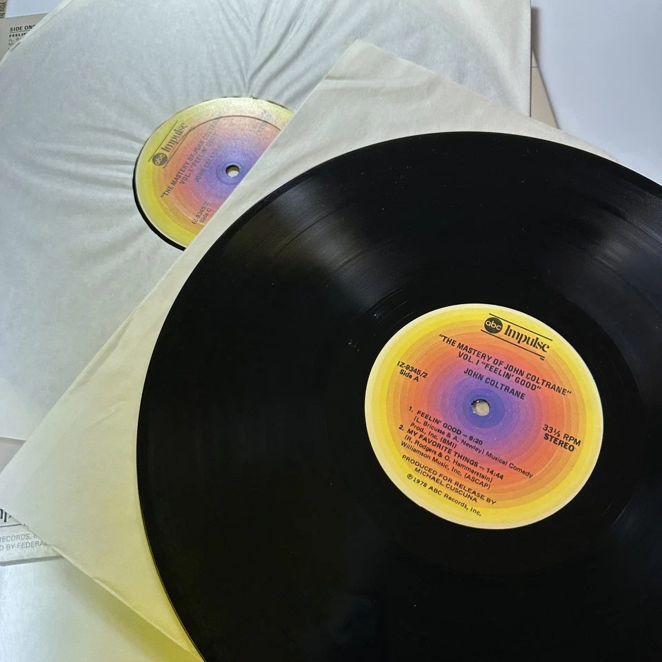 Feelin’ Good Mastery Of Record Vinyl John Coltrane MCA Impulse IZ 9345 2LP Foto 4 de 4