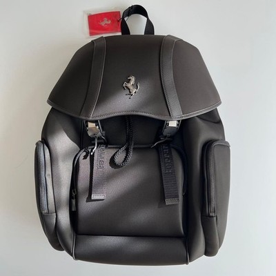 Unused Ferrari Purosangue Backpack Dealer Bag Black | eBay