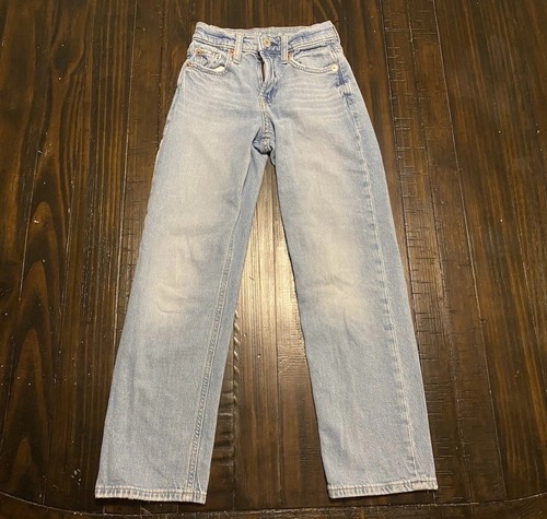 Bundle Of Girls GAP Jeans High Rise 90s Loose Size 8 Slim Lot of 2 - Picture 3 of 10