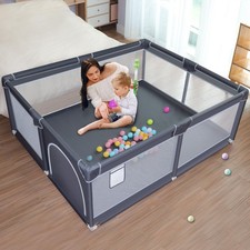 Baby Playpen, 50 x 50 inch Baby Playard, Playpen for Babies and Toddlers, Bab...