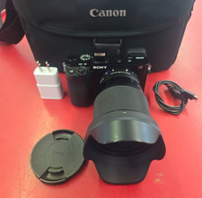 Sony Alpha A6100 24.2MP Mirrorless Camera - Black with Sigma 16MM lens