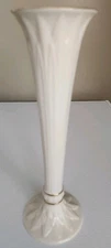 Vintage 9" Lenox Ivory and Gold Trimmed Tivoli Bud Vase