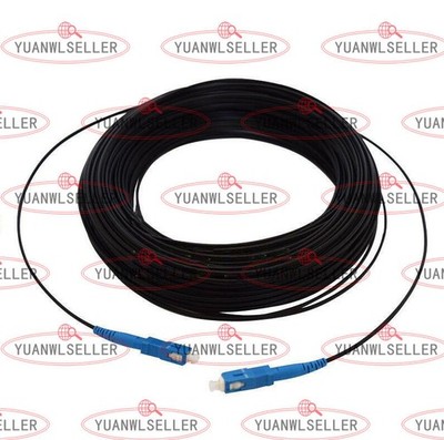 FTTH Fiber Optic Drop Cable Patch Cord SC to SC Simplex SM Jumper  100M