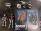Hasbro G.I. Joe Classified Series Lot Of 4 Figures And A Vehicle All Complete!