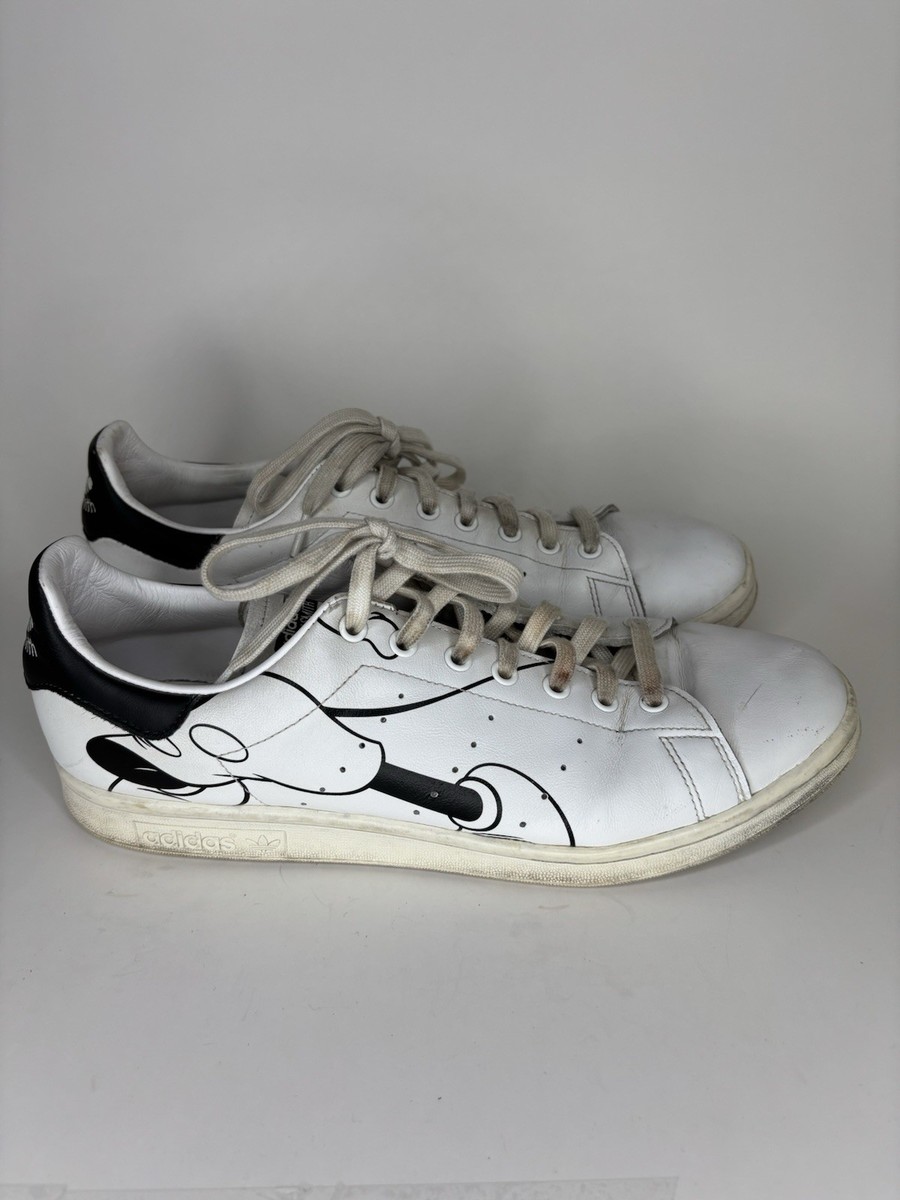 Size 12 - Disney x adidas Stan Smith Black & White Mickey Mouse