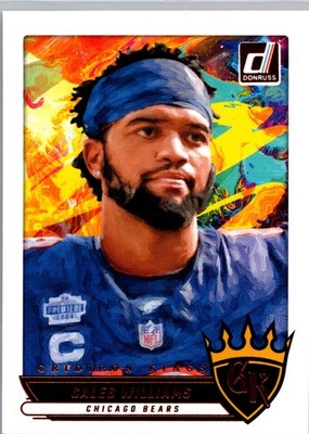 2025 Donruss #GK-CWS Caleb Williams Gridiron Kings Chicago Bears