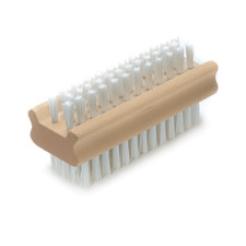 Classic Hand Nail Wood Brush - Heavy Duty 2 Sided Soft Stiff By Lola