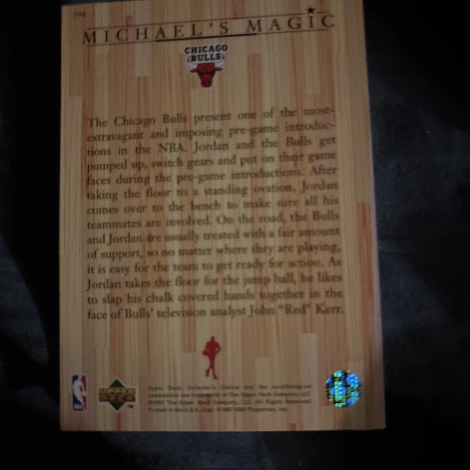 1997-98 Upper Deck Collector's Choice - Michael's Magic Michael Jordan #394 - Image 2 of 2
