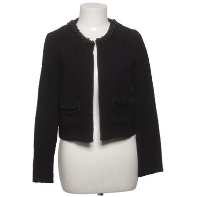 Hallhuber Donna, Strickjacke, Damen, Größe: 36, Schwarz #acz