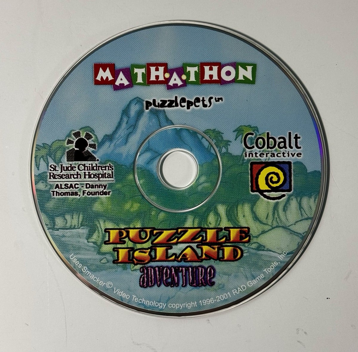 MATHATHON PUZZLE ISLAND ADVENTURE PC CD ROM GAME ( PZLUPE CO.) ST