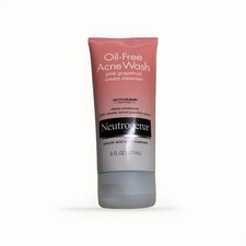 Neutrogena - Oil Free Acne Wash Pink Grapefruit MICROClear Cream Ceanser 6 Oz