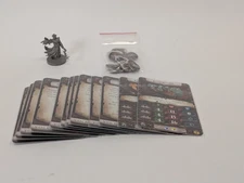 FFG Descent 2nd Edition Lieutenant Kyndrithul COMPLETE & SLEEVED Fantasy Flight
