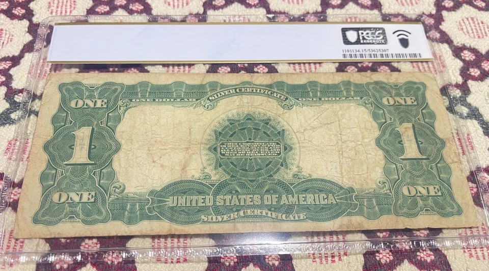 1899 Black Eagle Silver Certificate Fr 233 Tehee Burke 💎PCGS Choice Fine 15💎 - Image 4 of 4