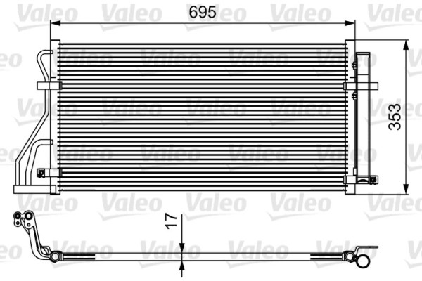 Valeo Kondensator Klimaanlage Klimakondensator KlimaküHler 814488-image