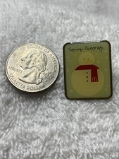 McDonald’s Crew Holiday Enamel Pin ‘Seasons Greetings’ VINTAGE