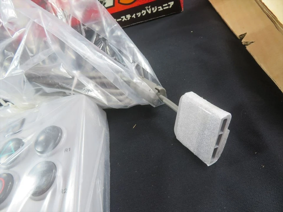 PS1 Fighter stick V Jr. jr controller ASCII ps2 Japan arcade playstation ps pad - Image 4 of 4