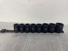 Sunex 20mm To 30mm 12 Drive Impact Socket Set 8 Sockets