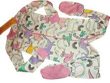 C7 !WOW! NWT 18-24M The Children's Place Girls PINK DINOSAURS Sleeper Pajamas