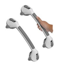 Rackickyer Suction Cup Grab Bars 2pack  16.8in Anti-Slip New in Box