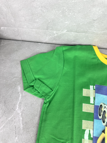 Minions Beach Bum Kids Green Graphic T Shirt Age 8 Official Movie Exclusive - Afbeelding 4 van 8