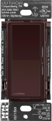 Lutron Diva Smart Dimmer Switch ELV+ for Caseta Lighting, 250-Watt LED, Brown