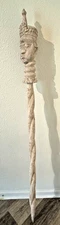 Yoruba Staff Baston Opa Oduduwa Odua Obatala Orisha Ifa Babalawo (chipped)