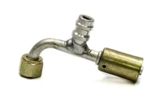 Vintage Air #6 90 Degree Beadlock O-Ring Fitting w/Port 35531-VUG