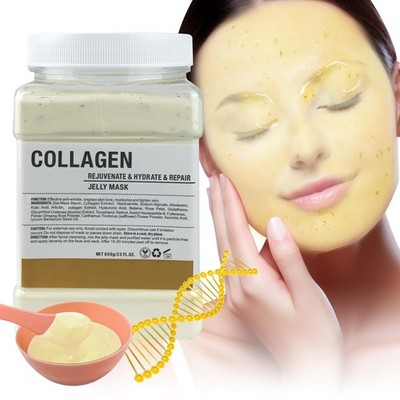 Jelly Mask for Facials Professional, Hydrating & Moisturizing Peel-Off Natura...