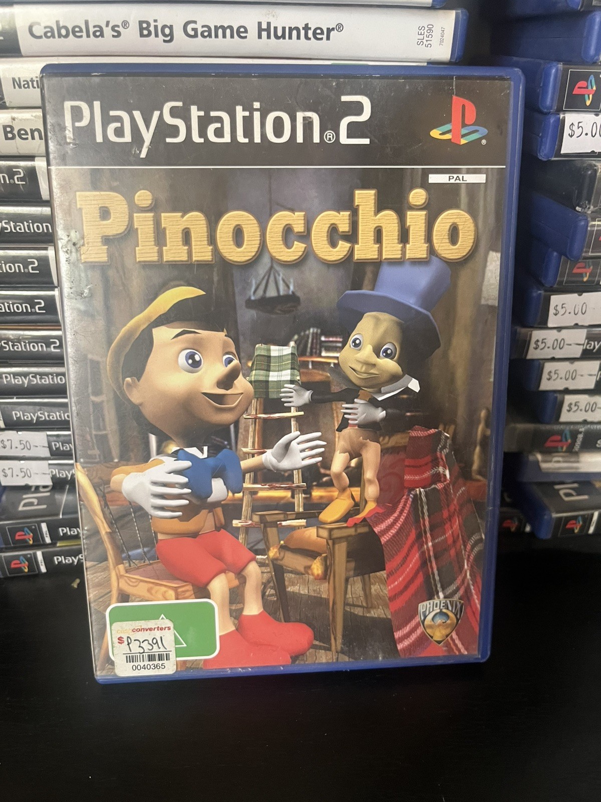 Pinocchio - Sony PlayStation 2 PS2 Game - Complette With Manual