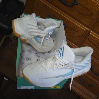 Nike Giannis Immortality 4 Coconut Milk Aquarius Blue Basketball FQ3680-101
