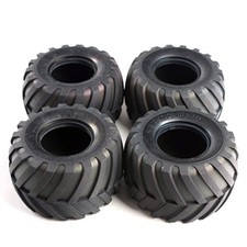 Tamiya Lunch Box/Pumpkin/Wild Willy 2/Mad Bull, 9805213/19805213 Tyres/Tires (4)
