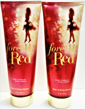 Bath Body Works Original FOREVER RED Triple Moisture Body Cream, 8 oz., NEW x 2