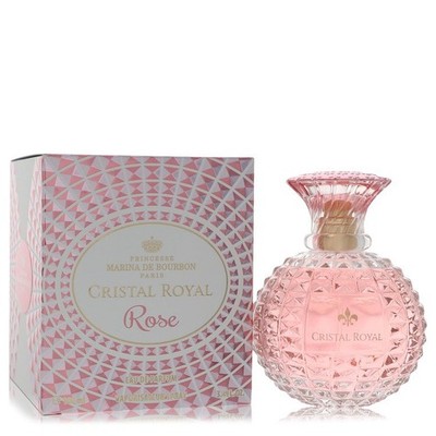 Cristal Royal Rose by Marina De Bourbon Eau De Parfum Spray 3.4 oz
