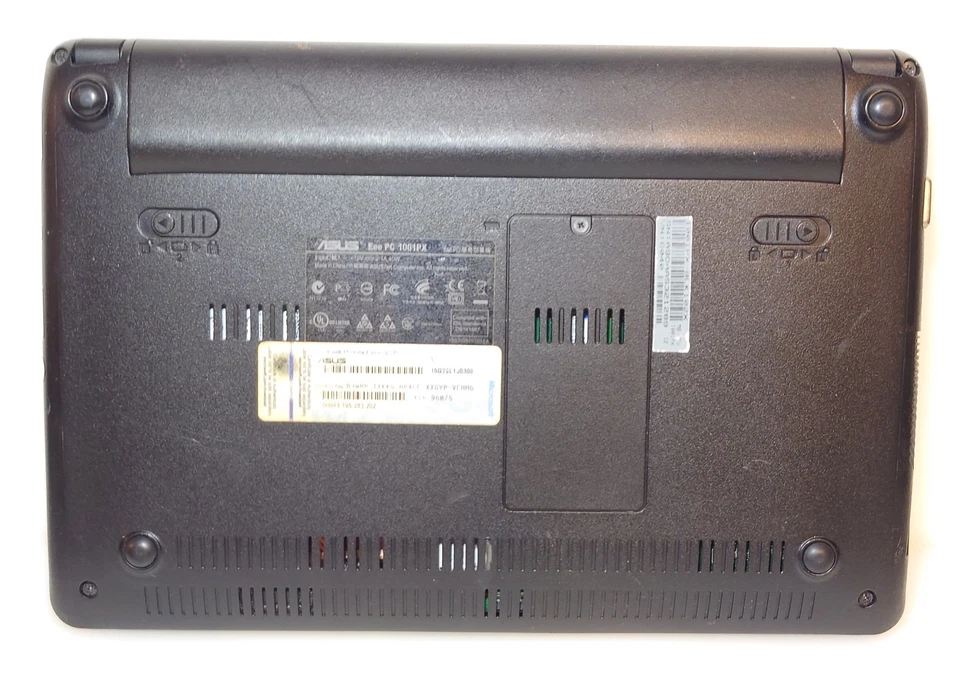 Computadora portátil Netbook Asus Eee PC 1001PX Intel Atom N450 1,66 GHz 1 GB RAM 160 GB HDD - Imagen 4 de 4