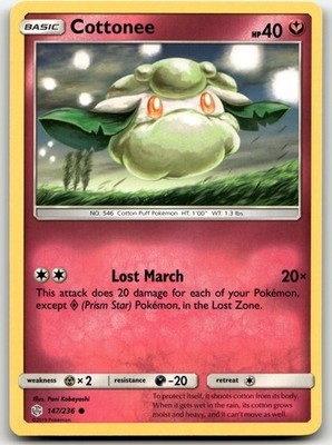 Cottonee Cosmic Eclipse 147/236