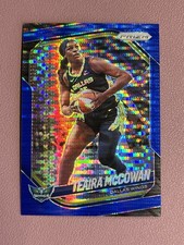 2025 Panini Prizm WNBA Teaira McCowan Blue Pulsar Prizm #/199 Dallas Wings