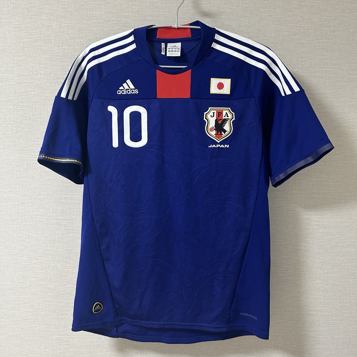 adidas 2010-11 Japan National Team Home Jersey Shirt #10 NAKAMURA
