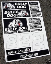 RC CORR BullyDog stickers decals Associated SC10 Slash 
